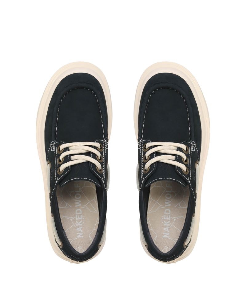 Naked Wolfe Dock Loafers ανδρικα σκουρο μπλε | GREECE GTUJH0869