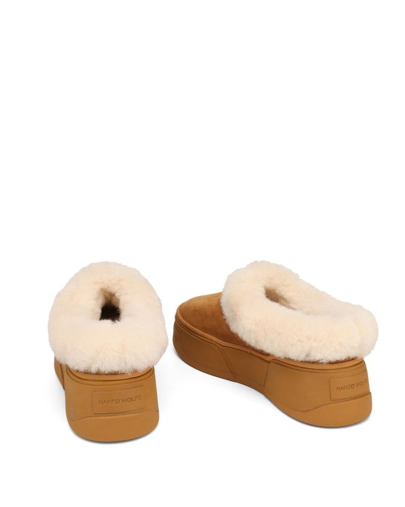 Naked Wolfe K-02 Shearling Μποτεσ ανδρικα καφε | GREECE CSBIT8640